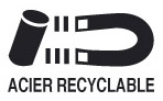 logo acier recyclable 