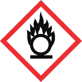 symboles danger comburant 