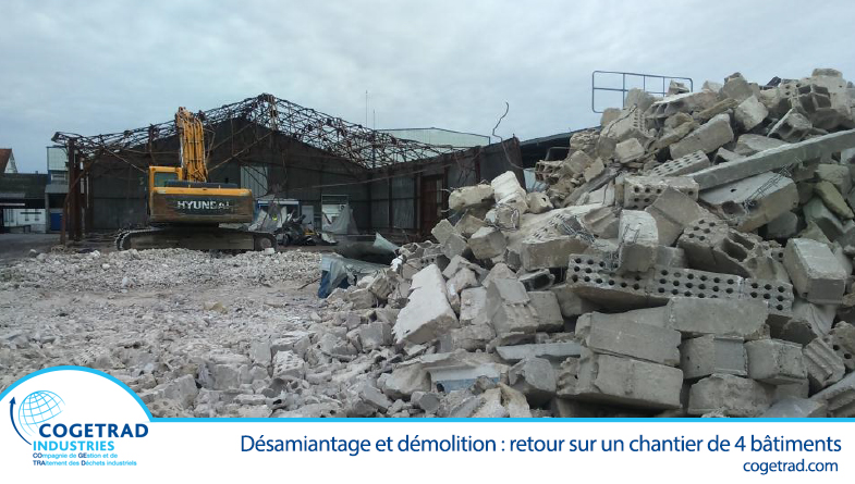 Désamiantage et démolition de bâtiment industriel